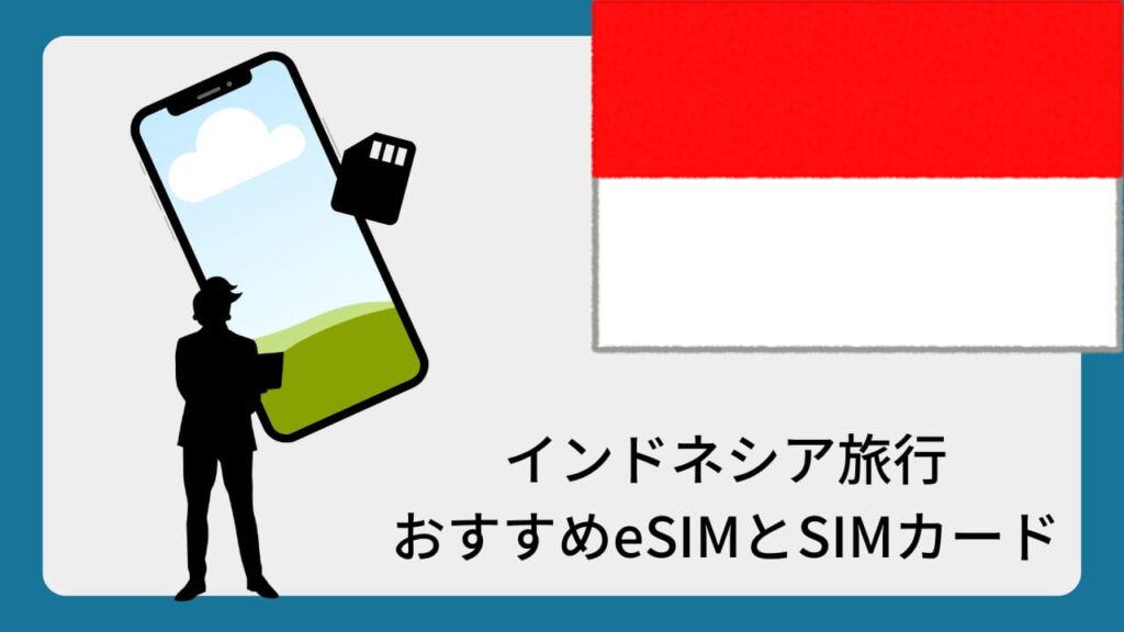 インドネシア旅行おすすめeSIMとSIMカード